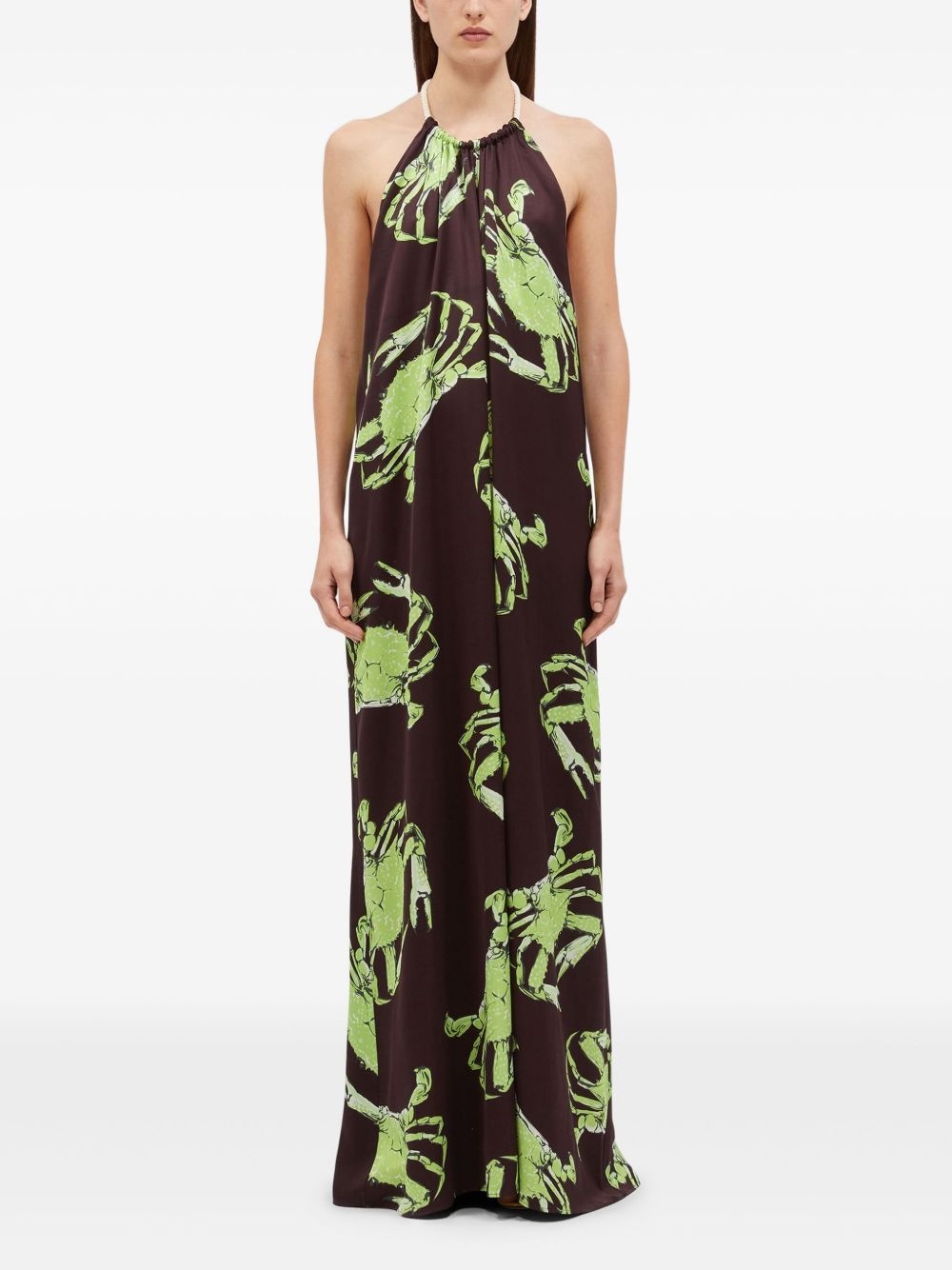 graphic-print maxi dress - 2