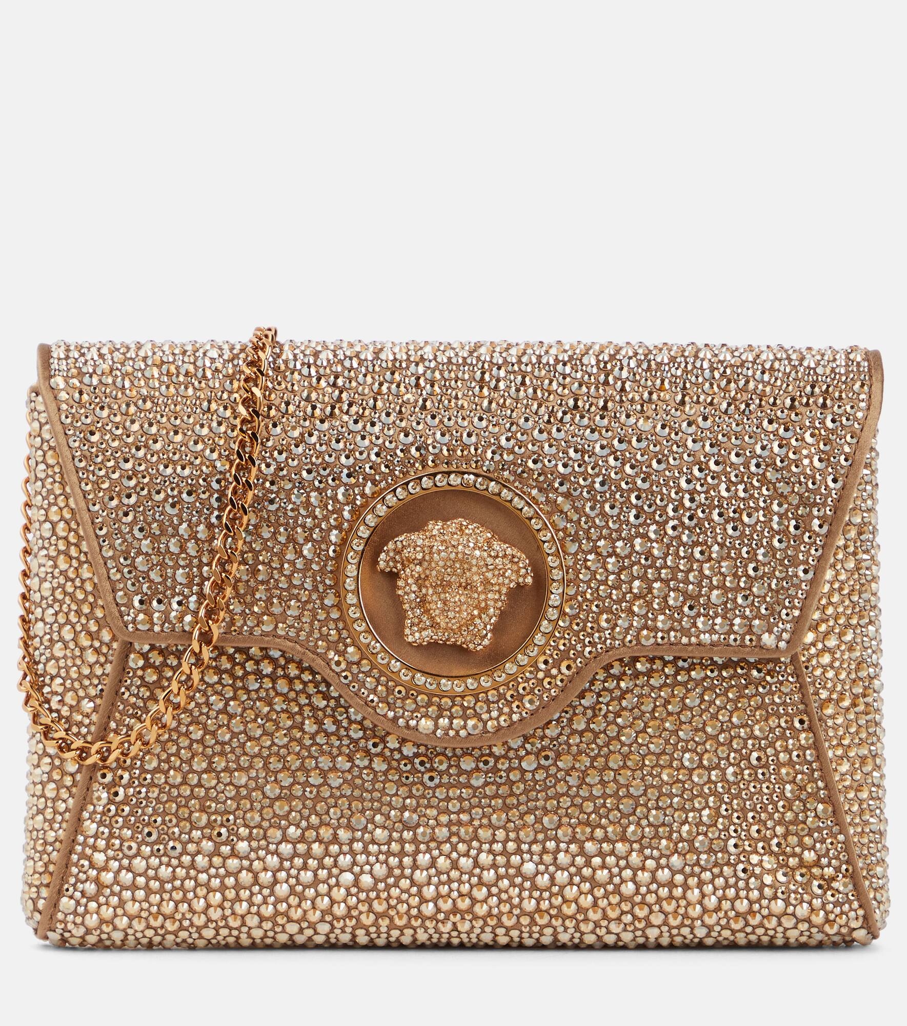 VERSACE Medusa Mini embellished shoulder bag mytheresa REVERSIBLE