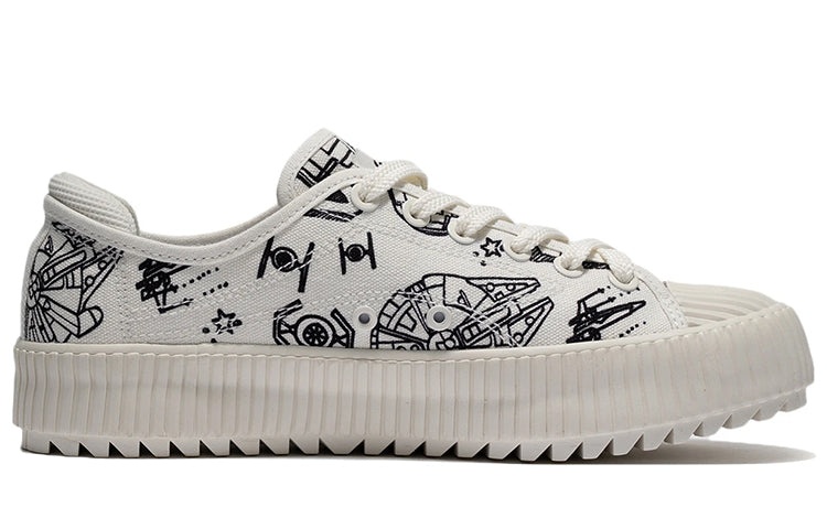 (WMNS) Li-Ning Counterflow Low x Star Wars 'Smoke Grey' AGCR084-5 - 2
