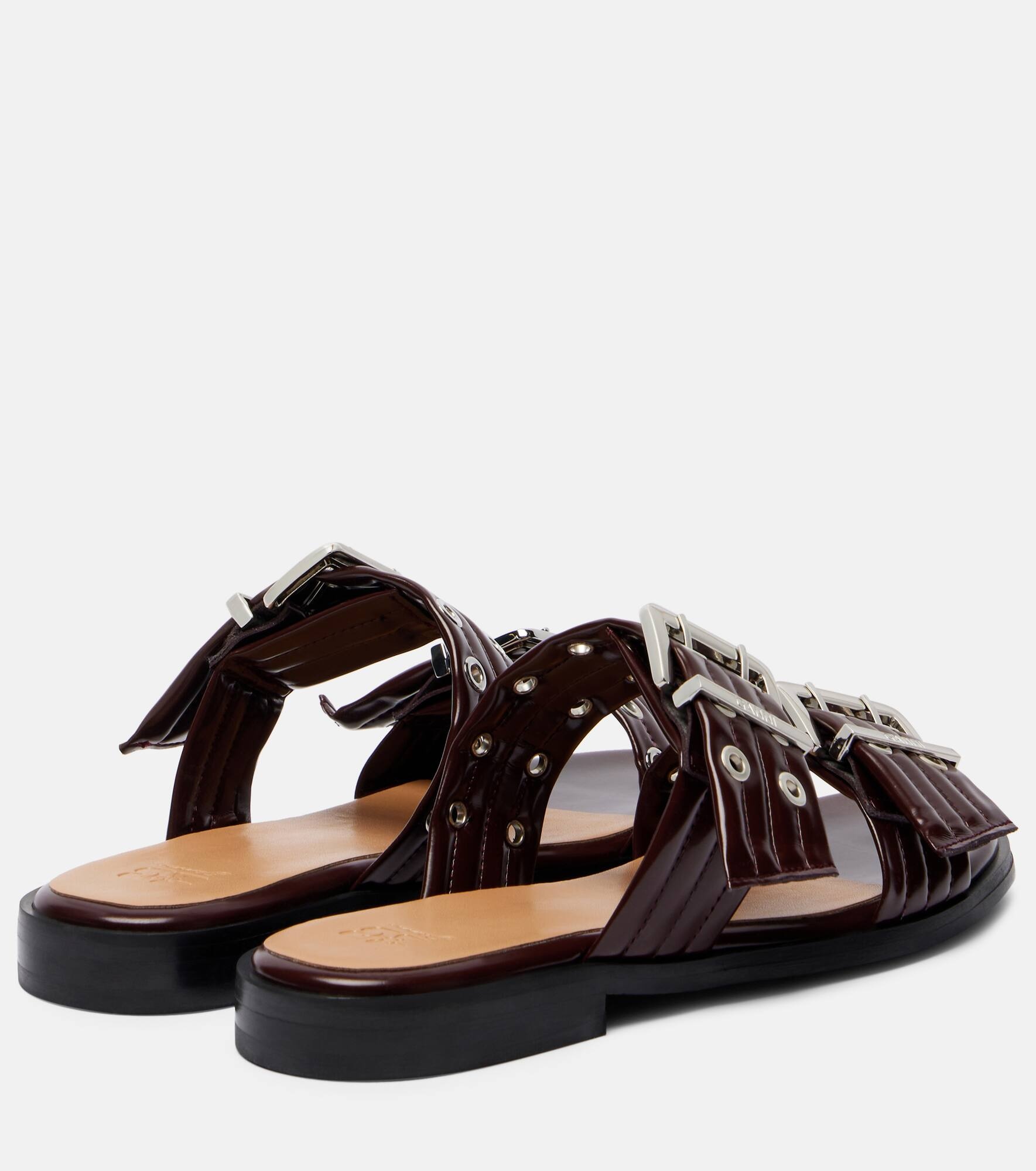 Faux leather sandals - 2