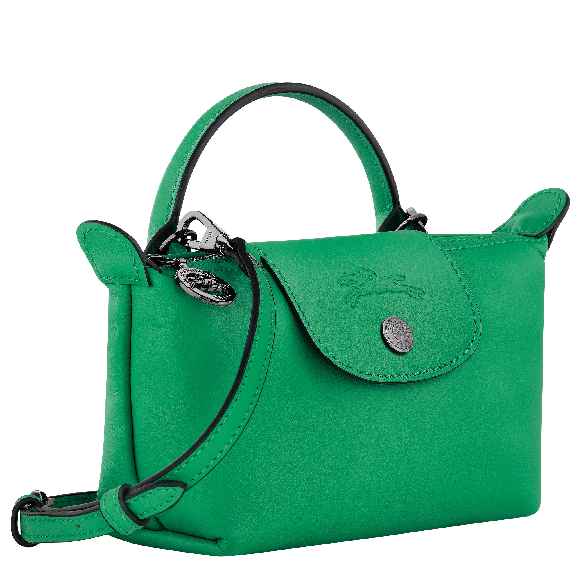 Le Pliage Xtra XS Pouch Green - Leather - 3