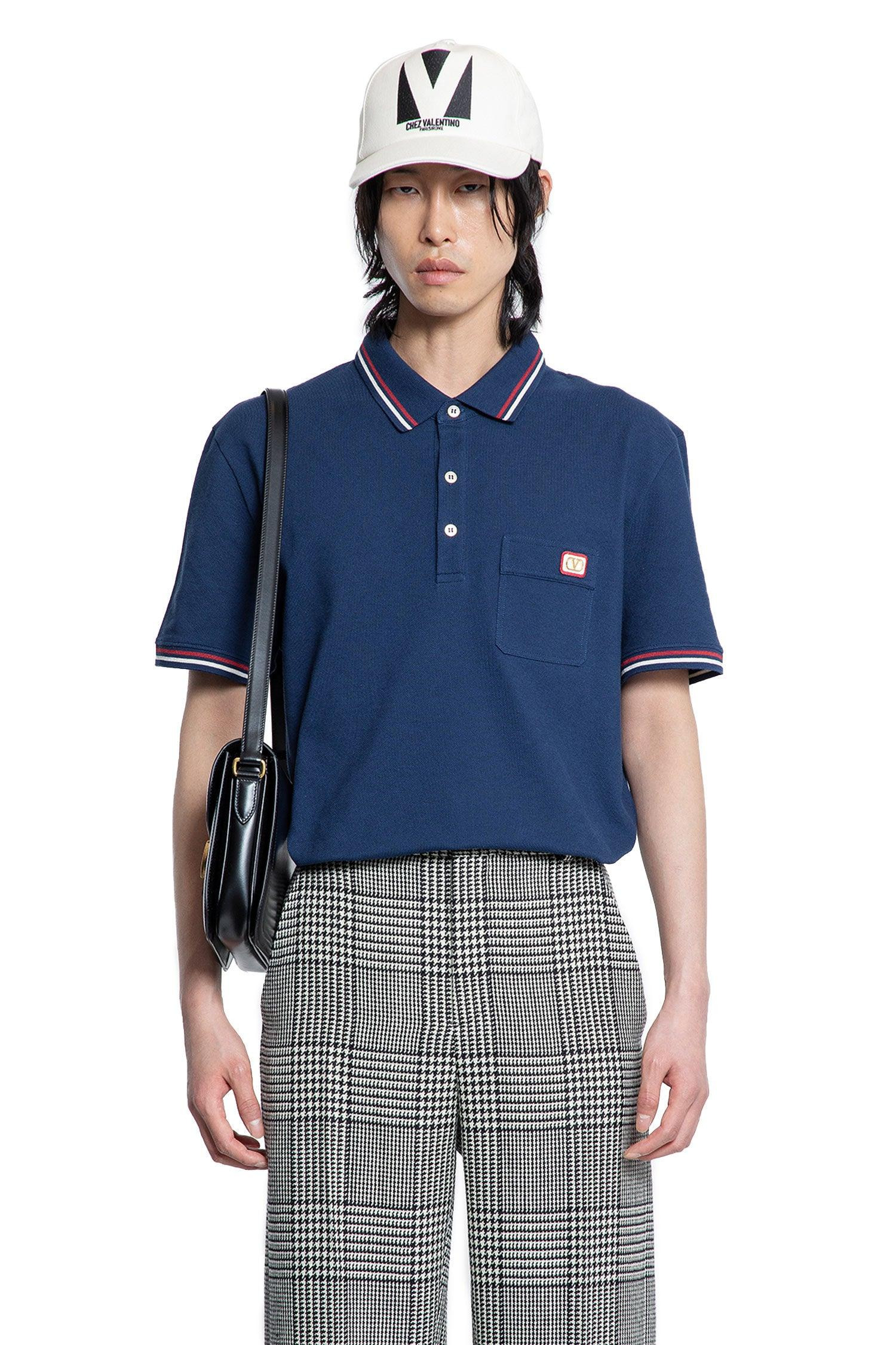 Tipped-Vlogo-Pocket-Polo-Shirt - 5