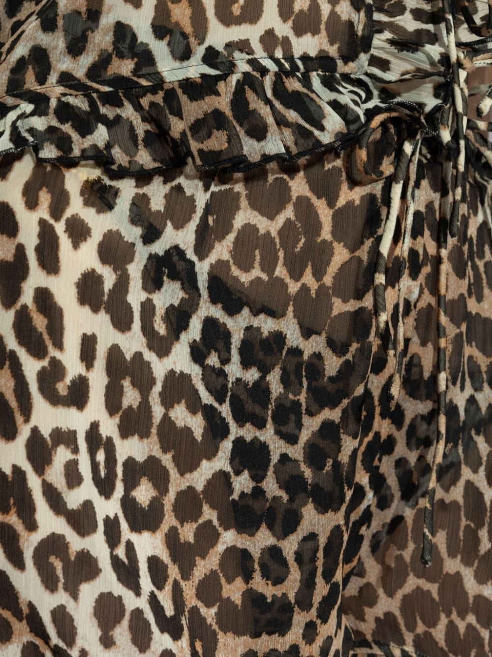 leopard print shorts - 5