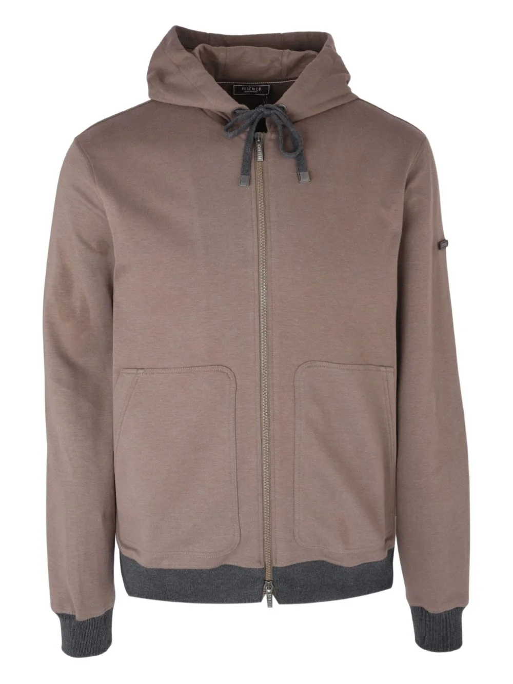 hooded zip jacket - 1