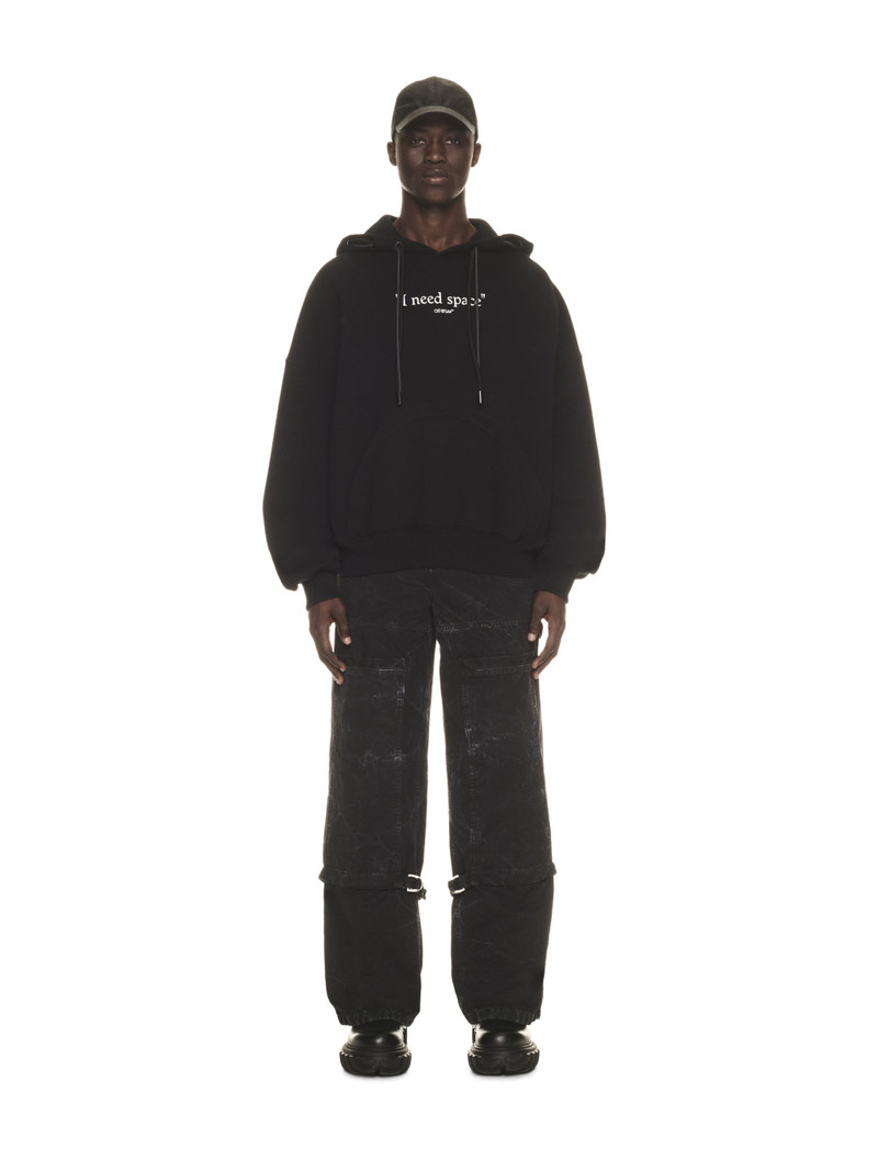Off-White Garmdyed Canv Relax Carpenter Black No C outlook