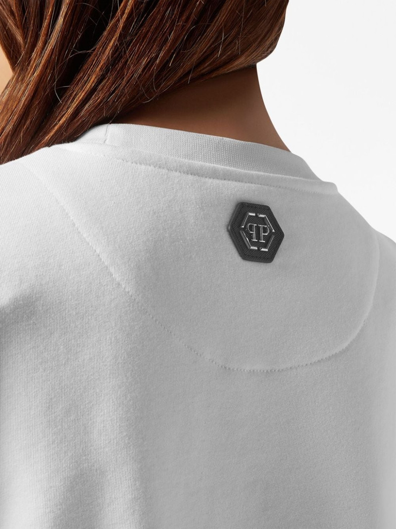 logo-embellished cotton sweatshirt 5