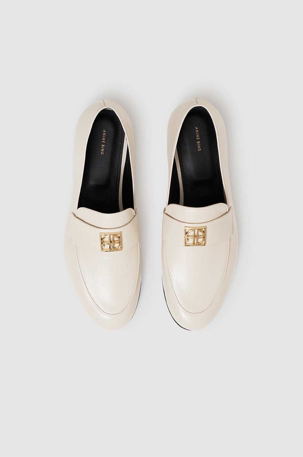 Corrine Loafers - Bone Monogram - 2