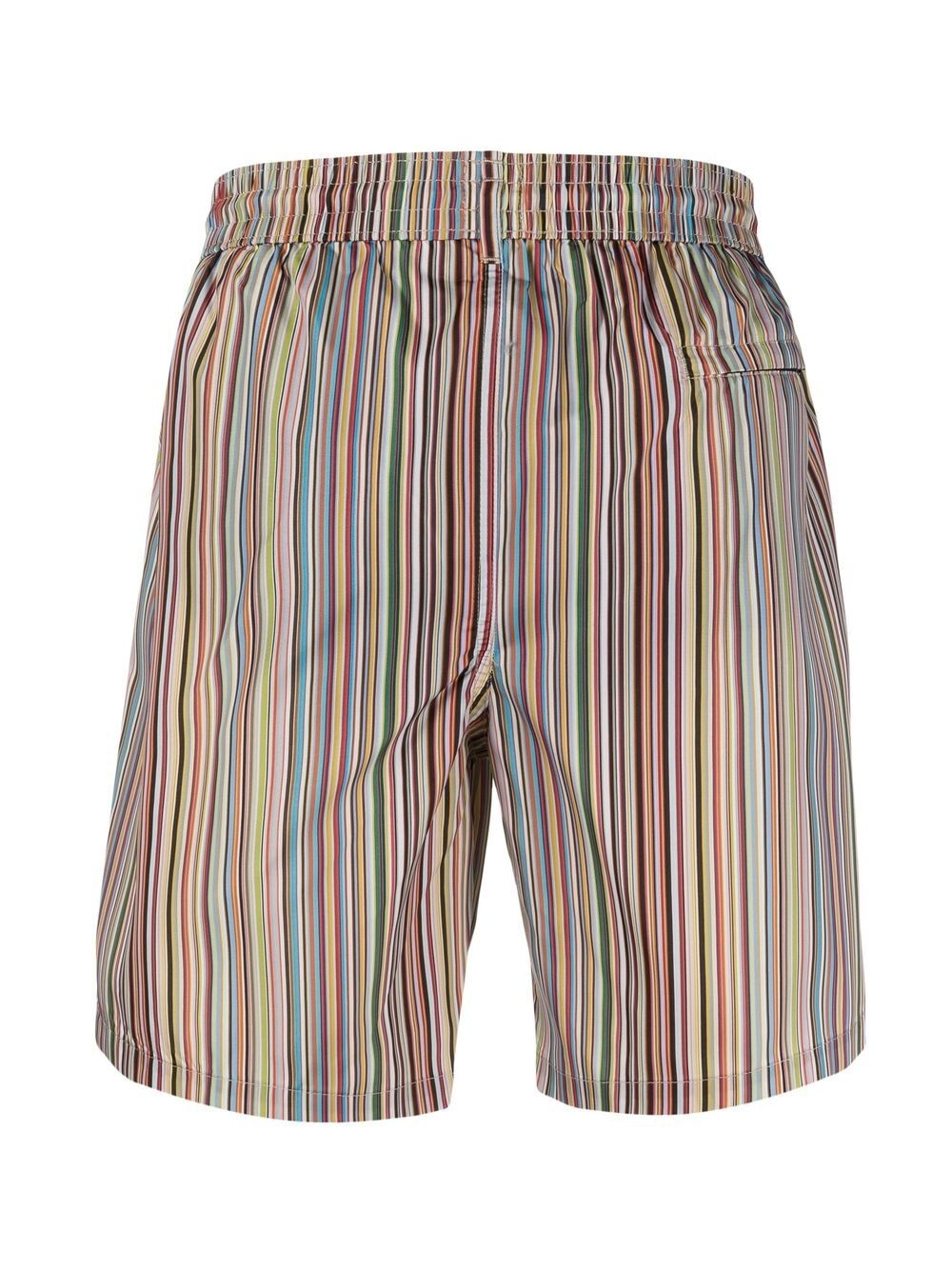 striped swim shorts - 2