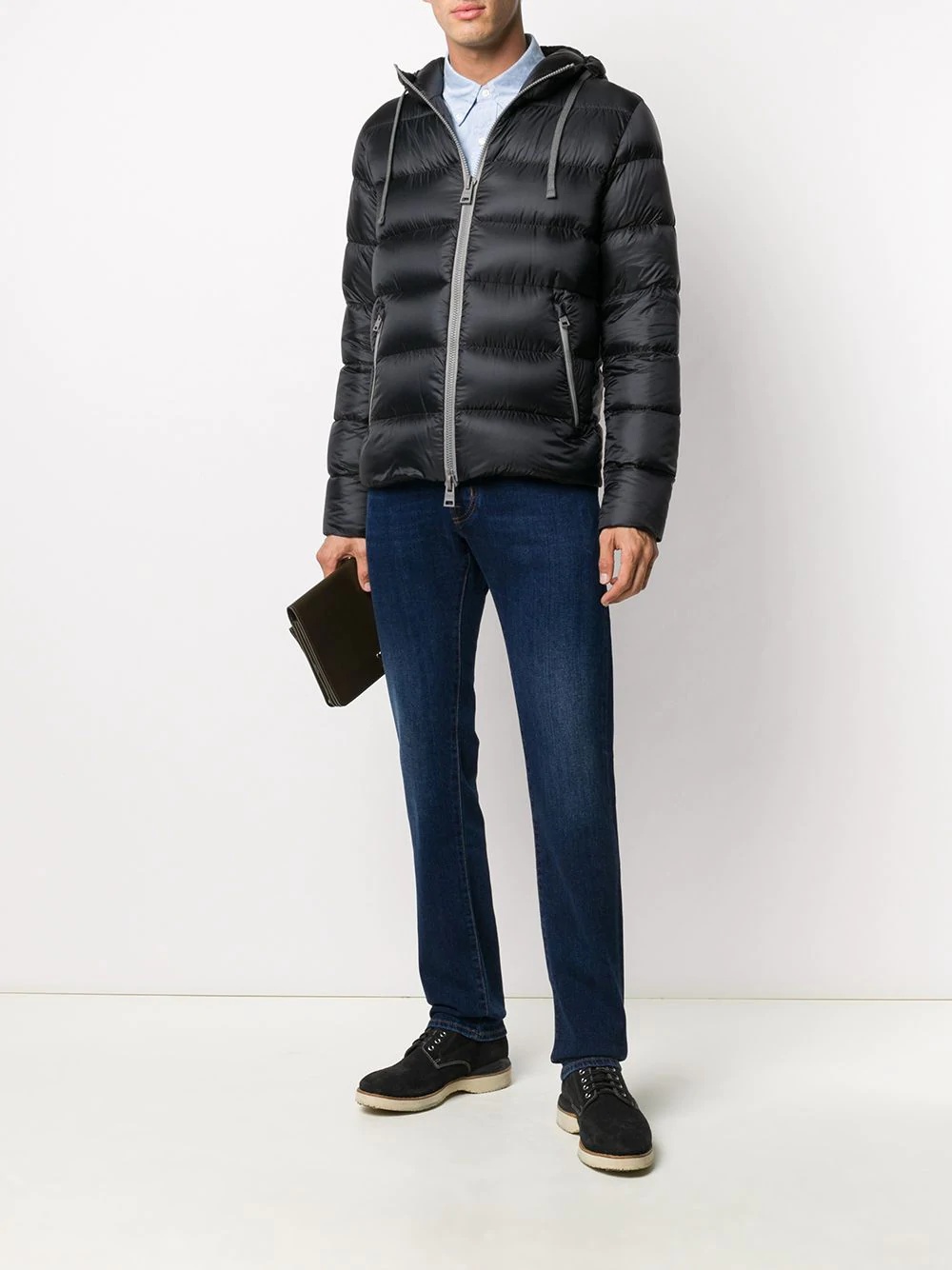 puffer hooded jacket - 2