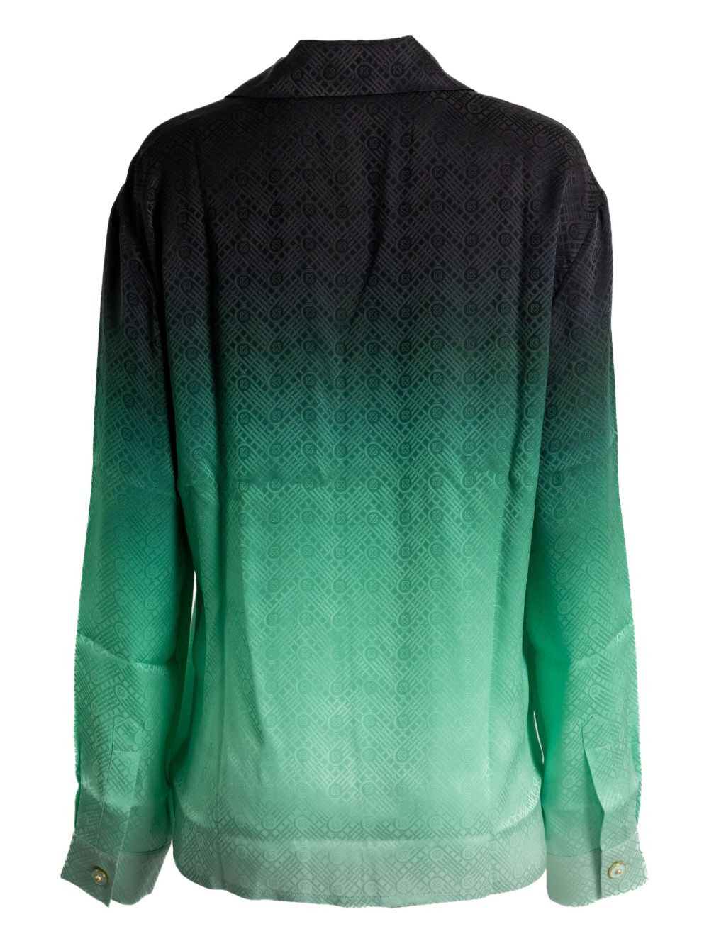 gradient geometric-pattern shirt - 2