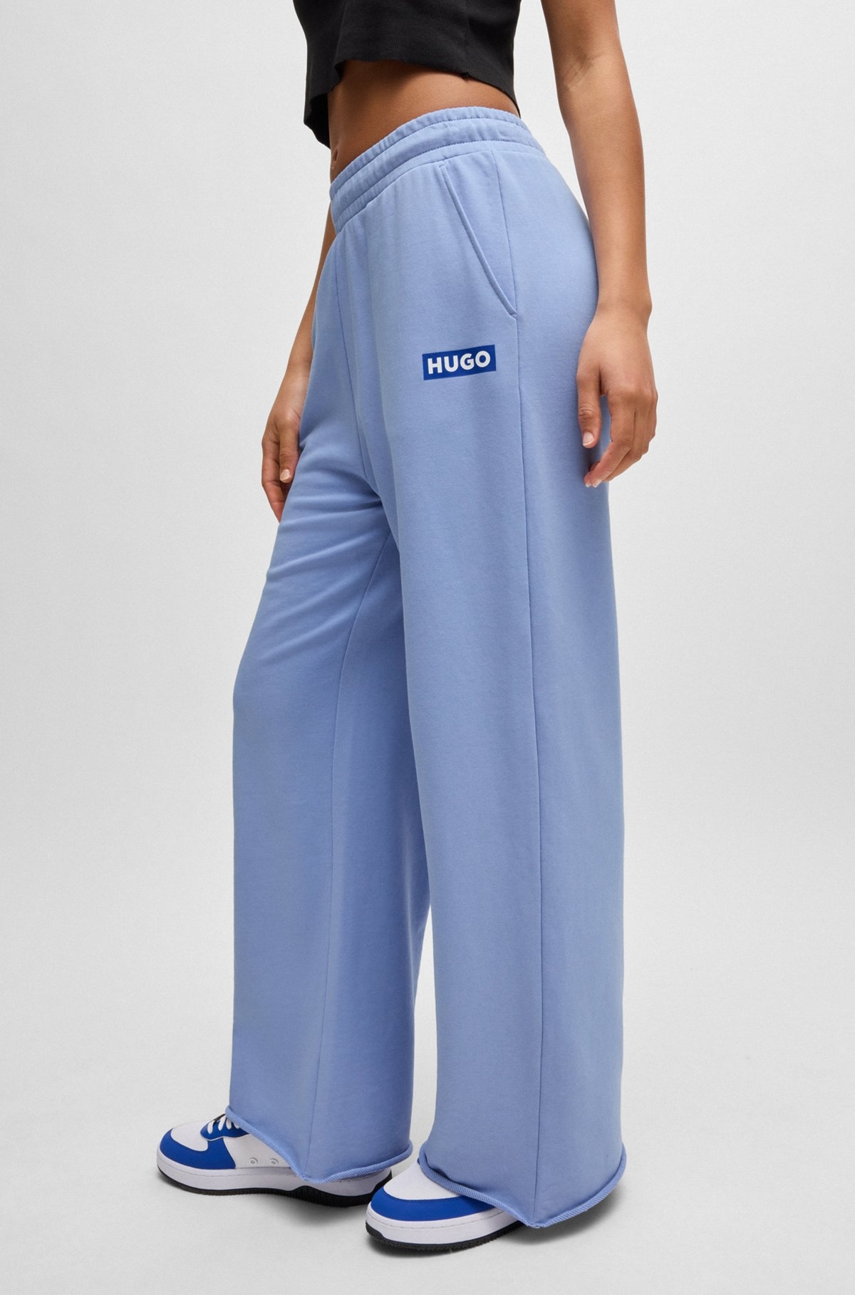 RELAXED-FIT TRACKSUIT BOTTOMS WITH LOGO PRINT - 5