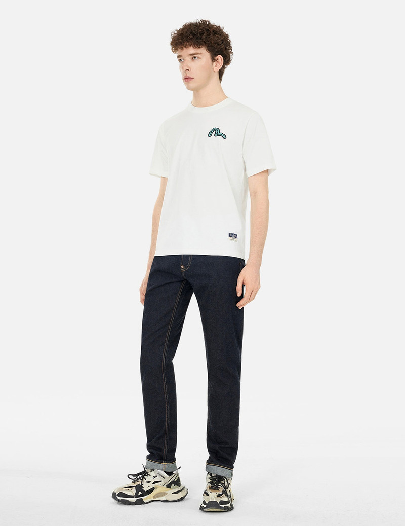 Seagull Daicock Print Carrot Fit Jeans #2017 4