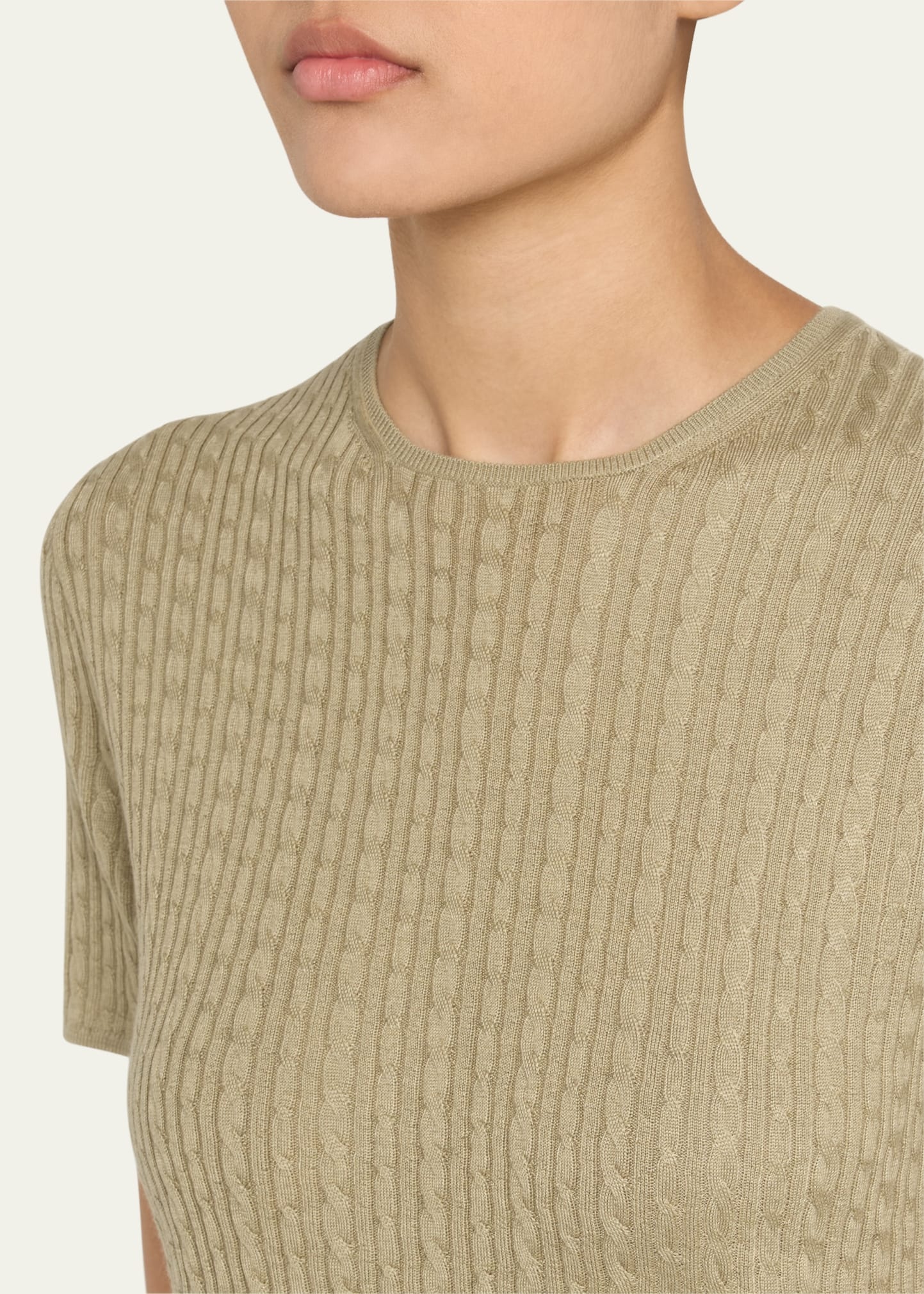 Rimella Cable-Knit Crewneck Sweater - 5