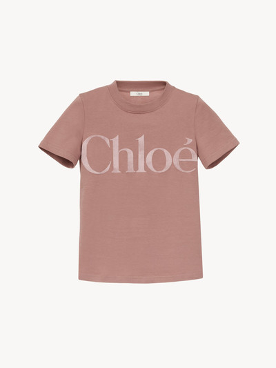 Chloé FITTED T-SHIRT IN COTTON JERSEY outlook