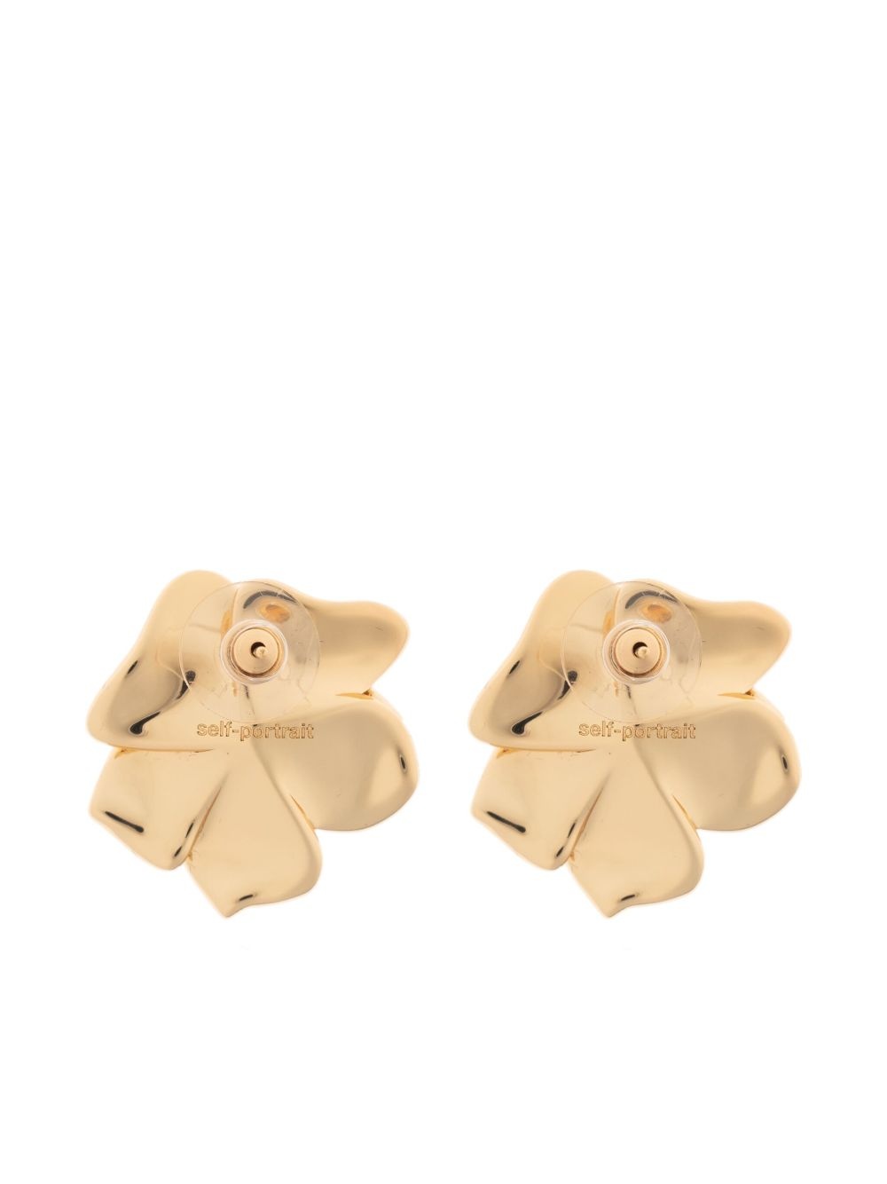 floral crystal-embellished earrings - 3