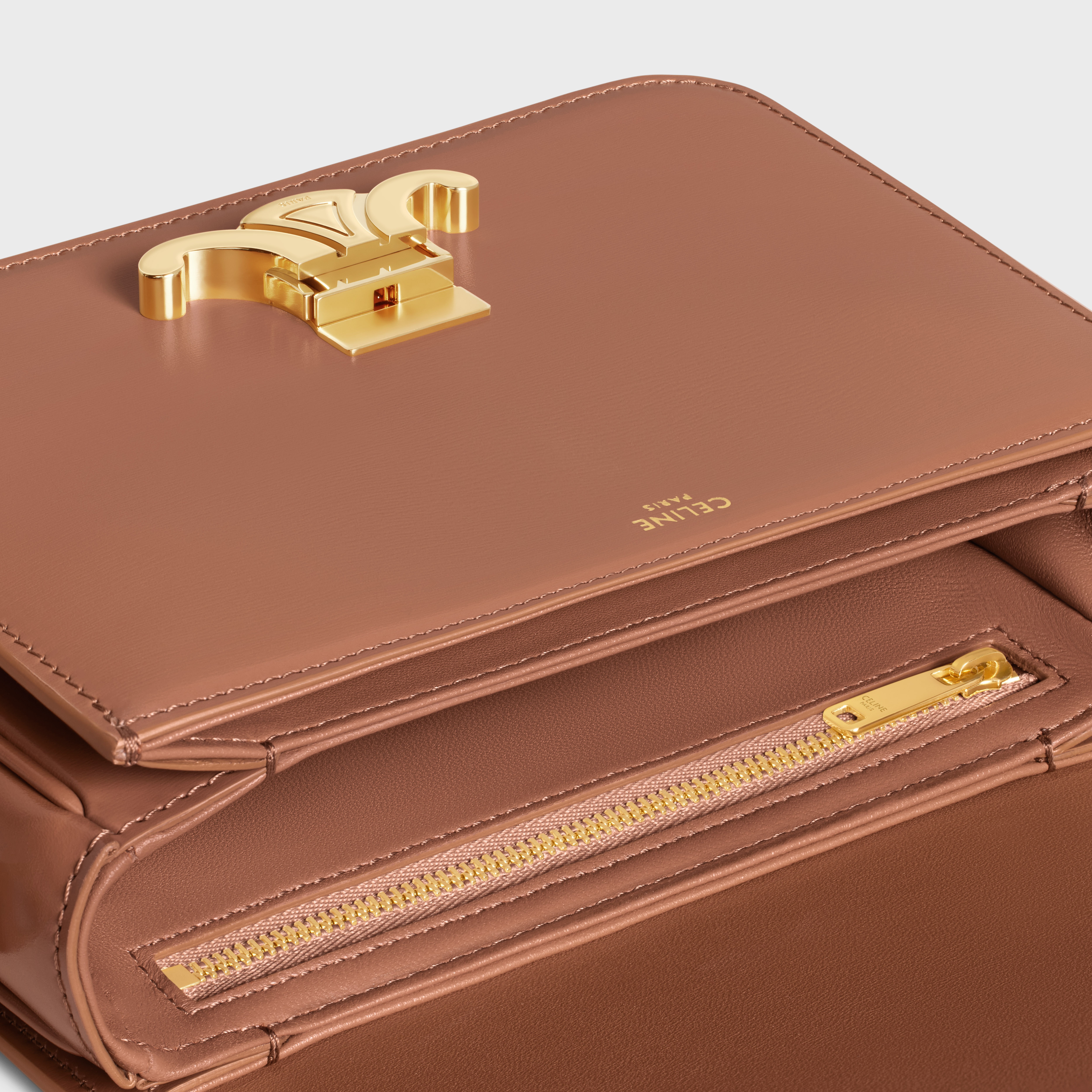 Teen Triomphe Bag in shiny calfskin - 4