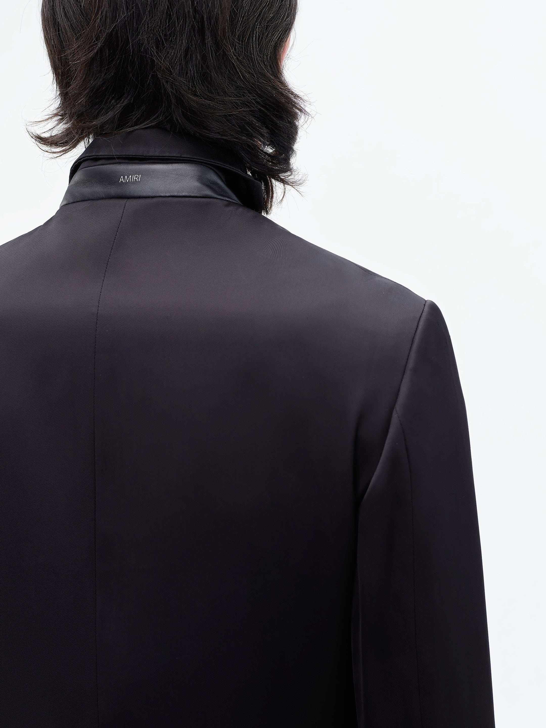 DOUBLE BREASTED STAND COLLAR BLAZER - 8