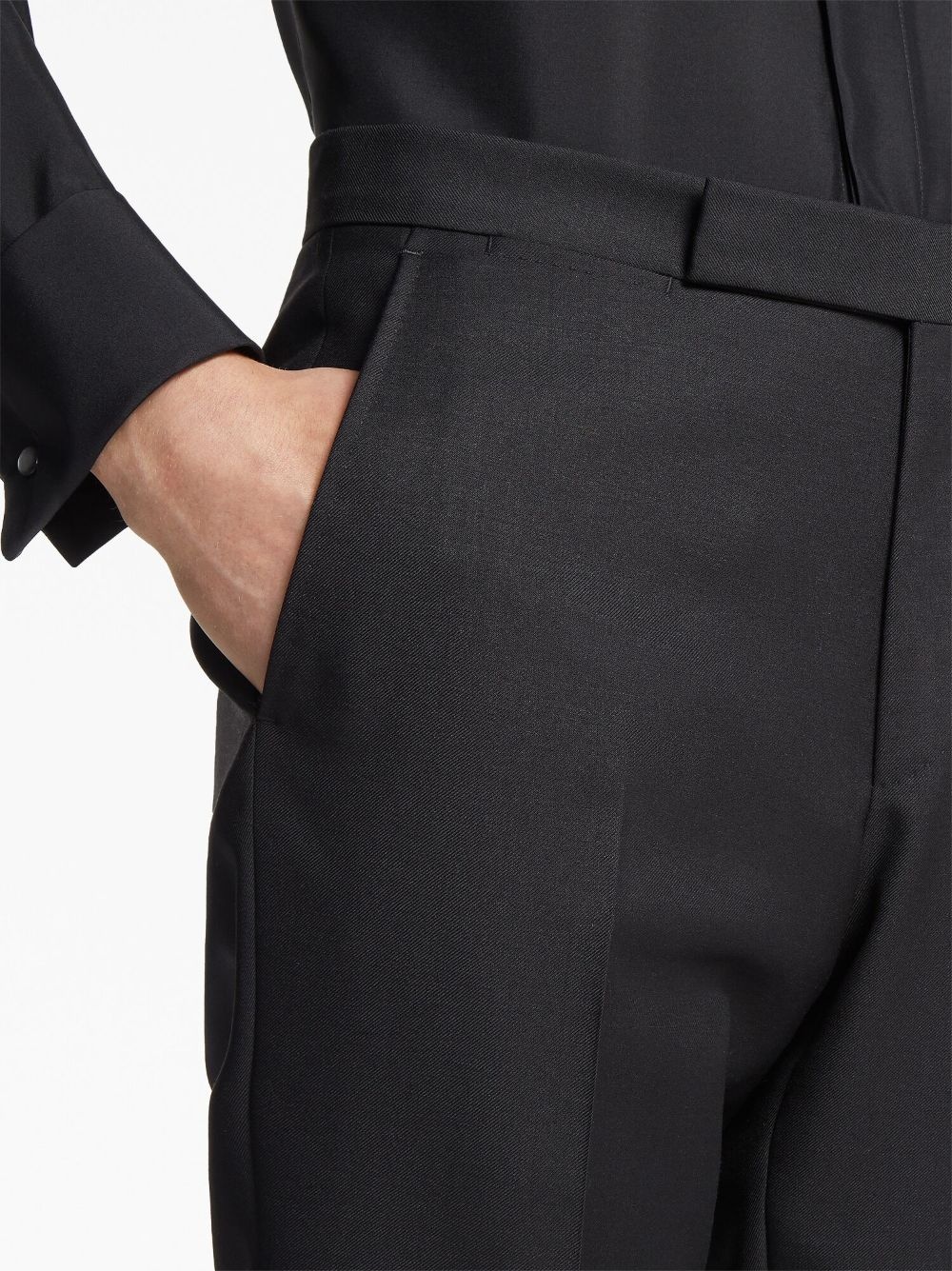 wool-mohair tailored trousers - 6