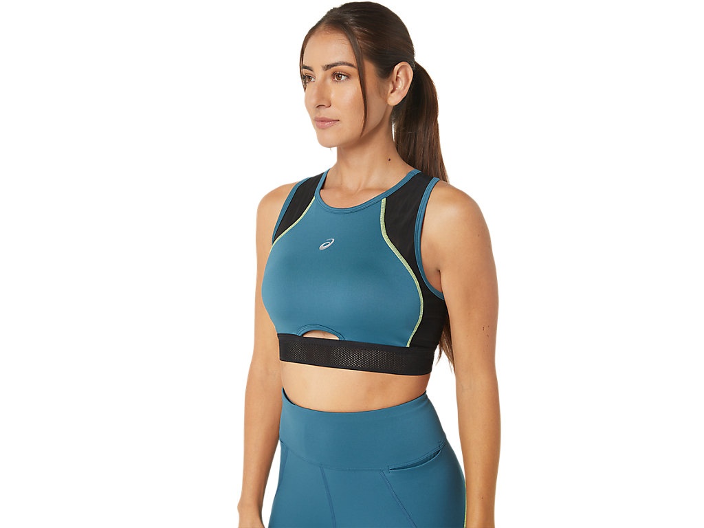 WOMEN'S MESH PANEL TRAINING BRA - 4