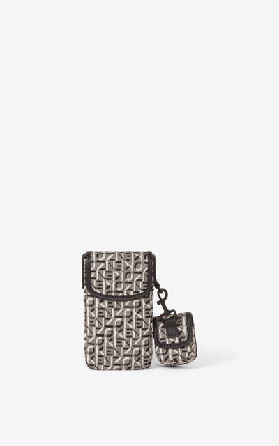 KENZO Courier jacquard phone pocket with strap outlook