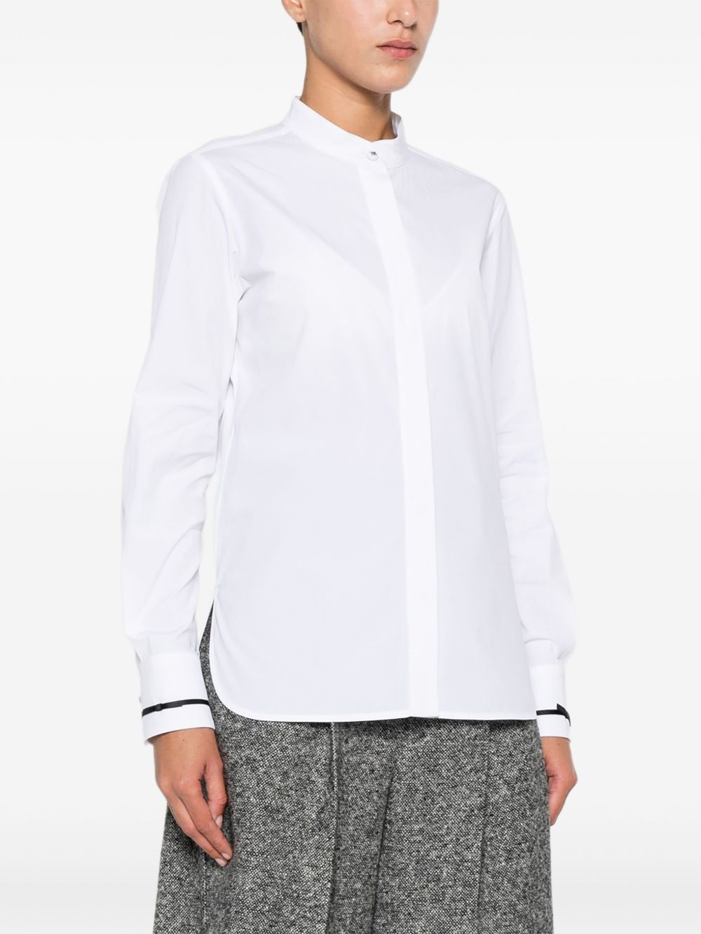 Otranto piped-trim shirt - 3