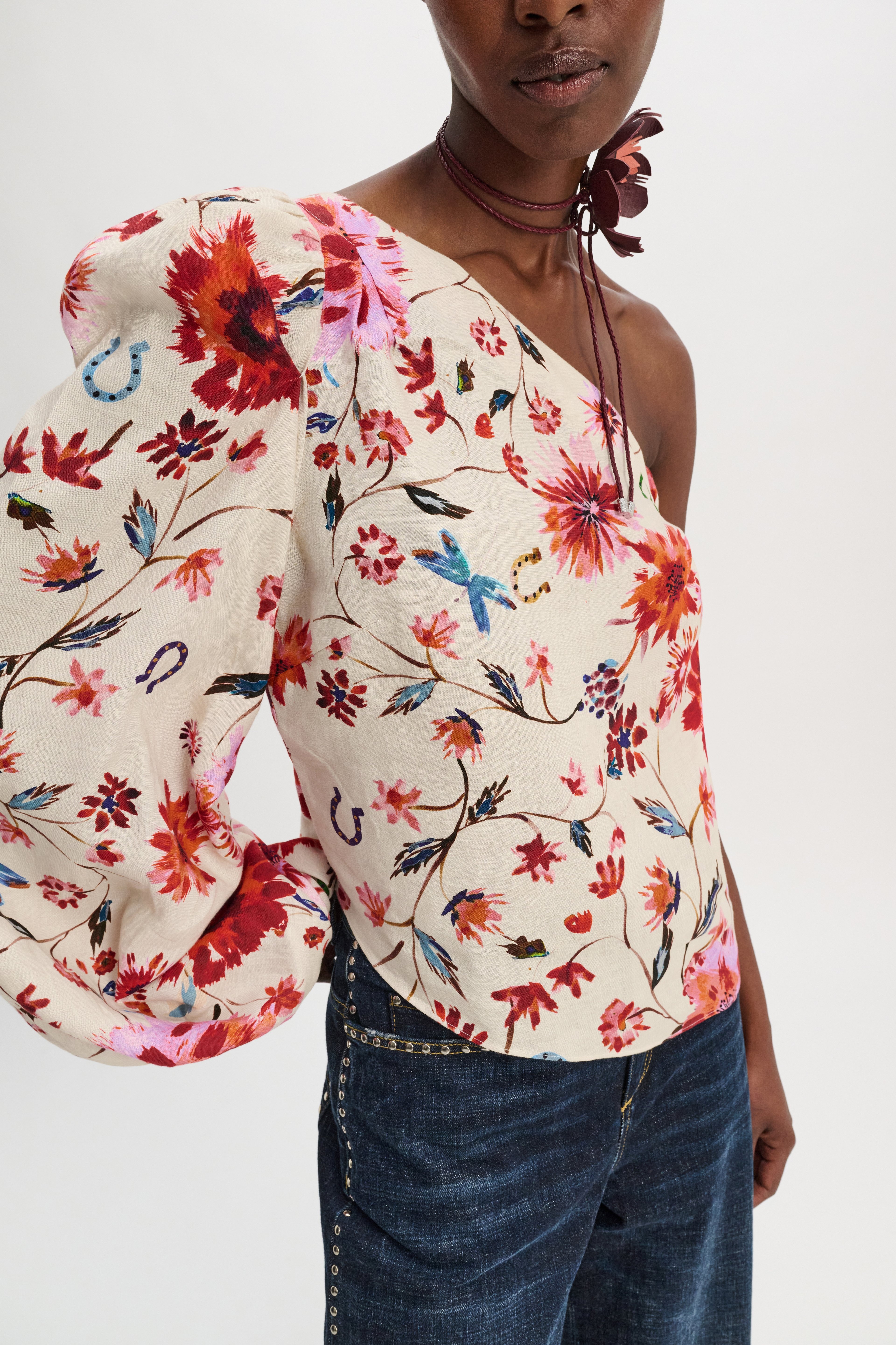 FLORAL EASE I blouse - 4