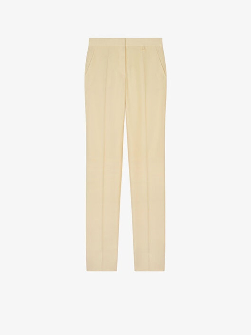 HIGH WAISTED PANTS IN COTTON GABARDINE 1