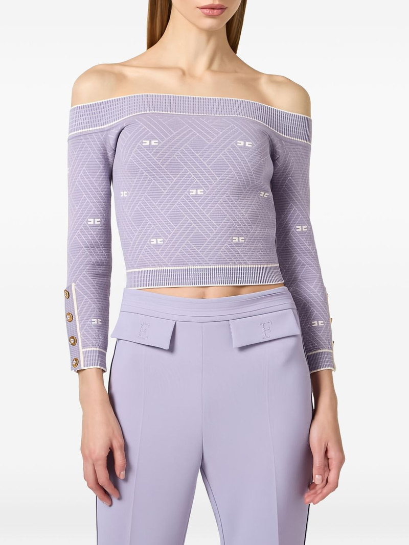 off-the-shoulder knit top 4