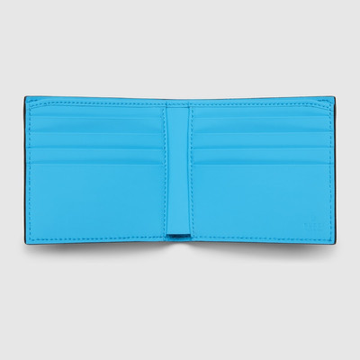 GUCCI GG rubber-effect bi-fold wallet outlook