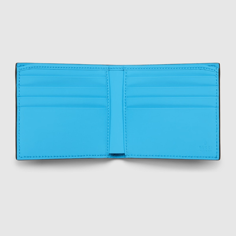 GUCCI GG rubber-effect bi-fold wallet outlook
