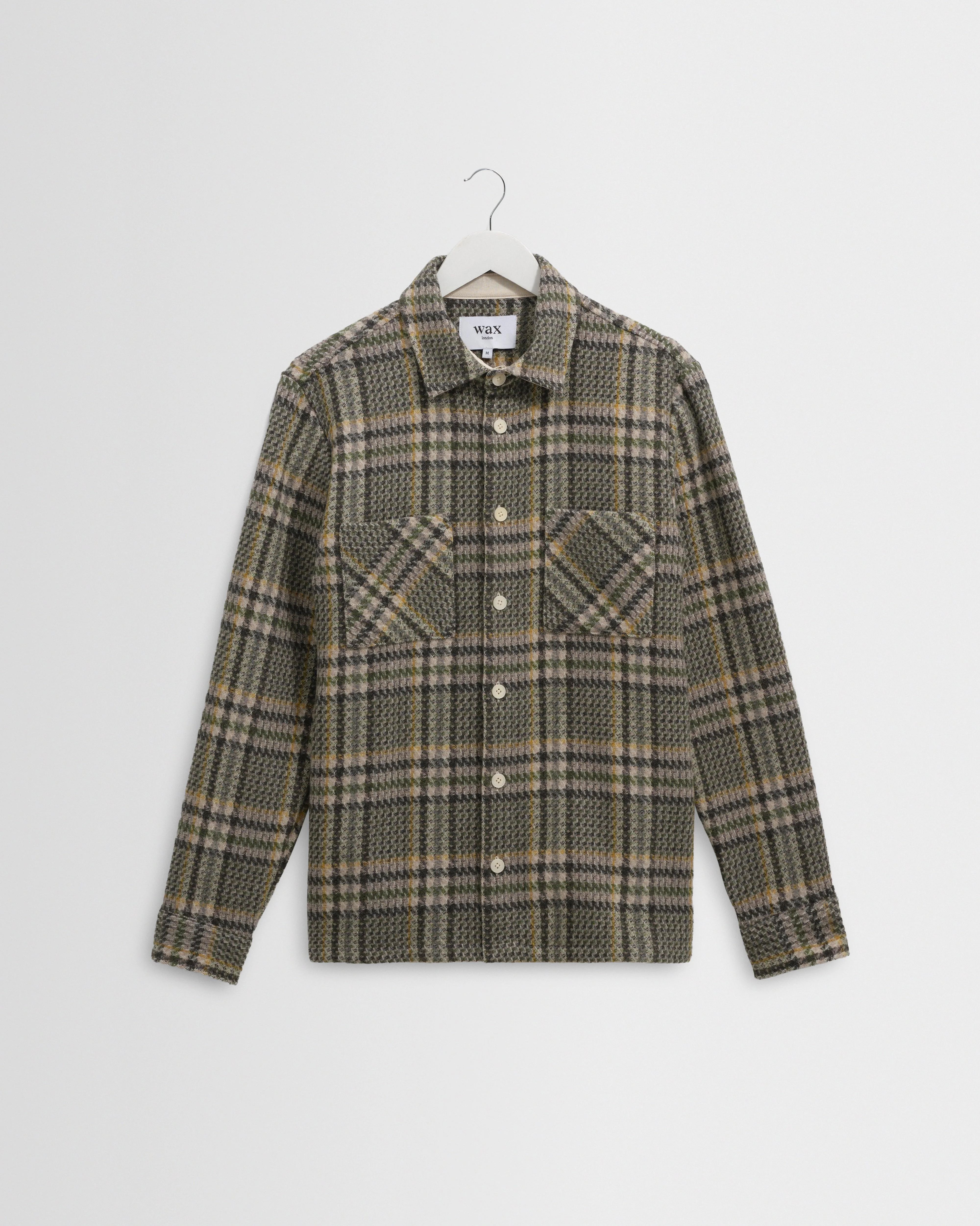 Whiting - Green Wool Check Overshirt - 1