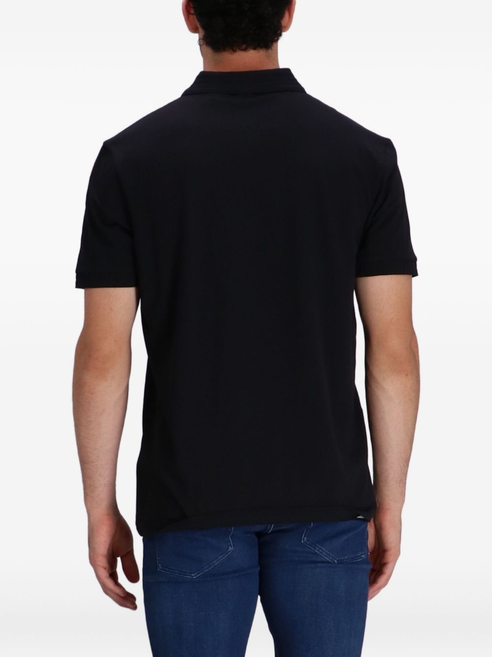 logo-print polo shirt - 4