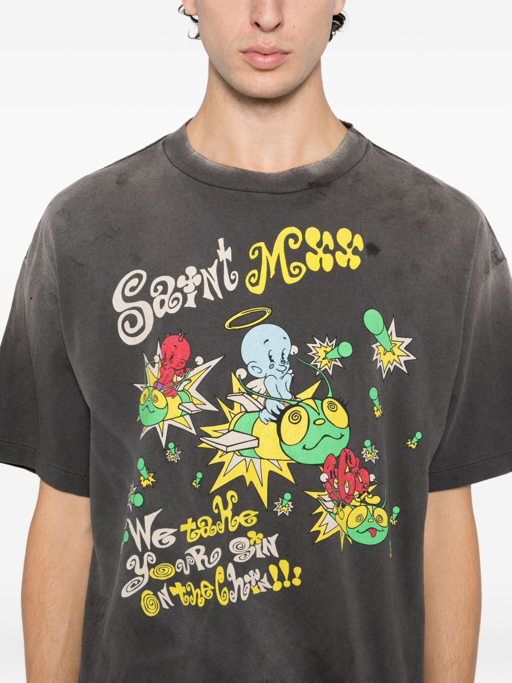 graphic-print T-shirt - 4