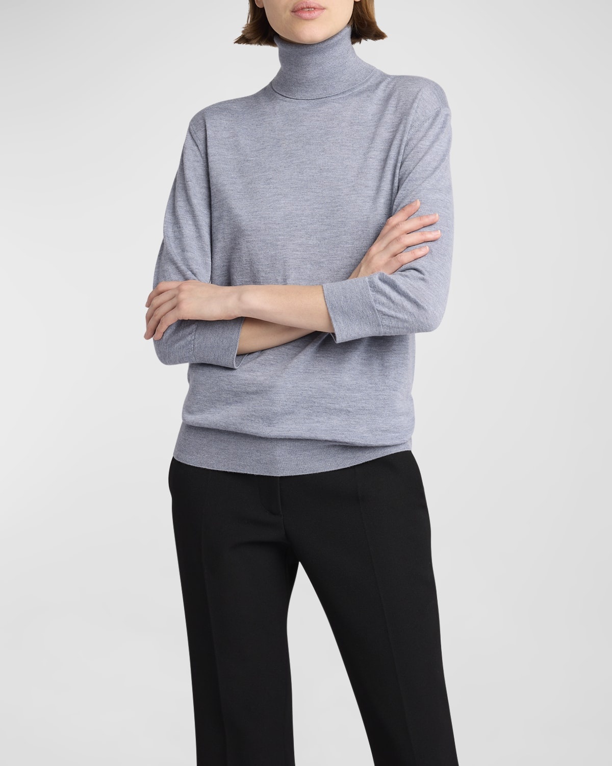 Hevos Cashmere Turtleneck Top - 7