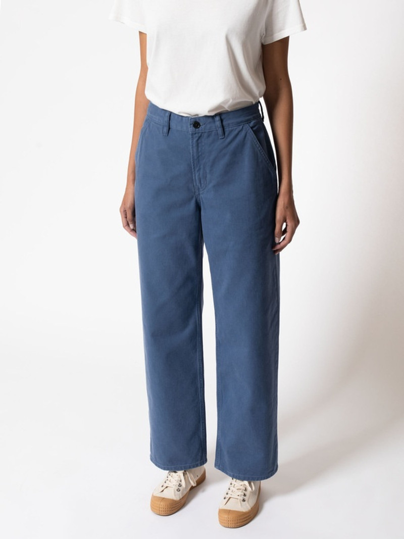 Willa Pants Twill Blue 5