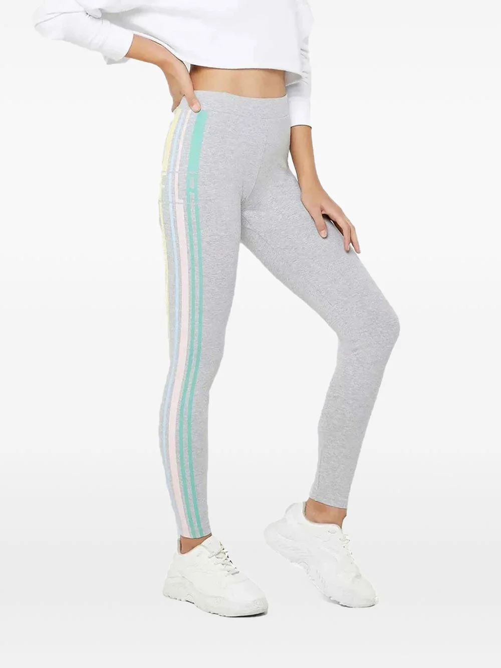 Virginia side-stripe leggings - 1