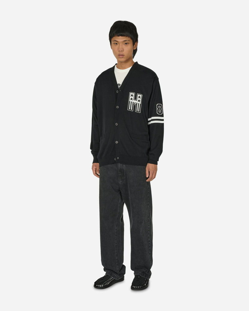 Hysteric Glamour Hysteric League Cardigan Black outlook