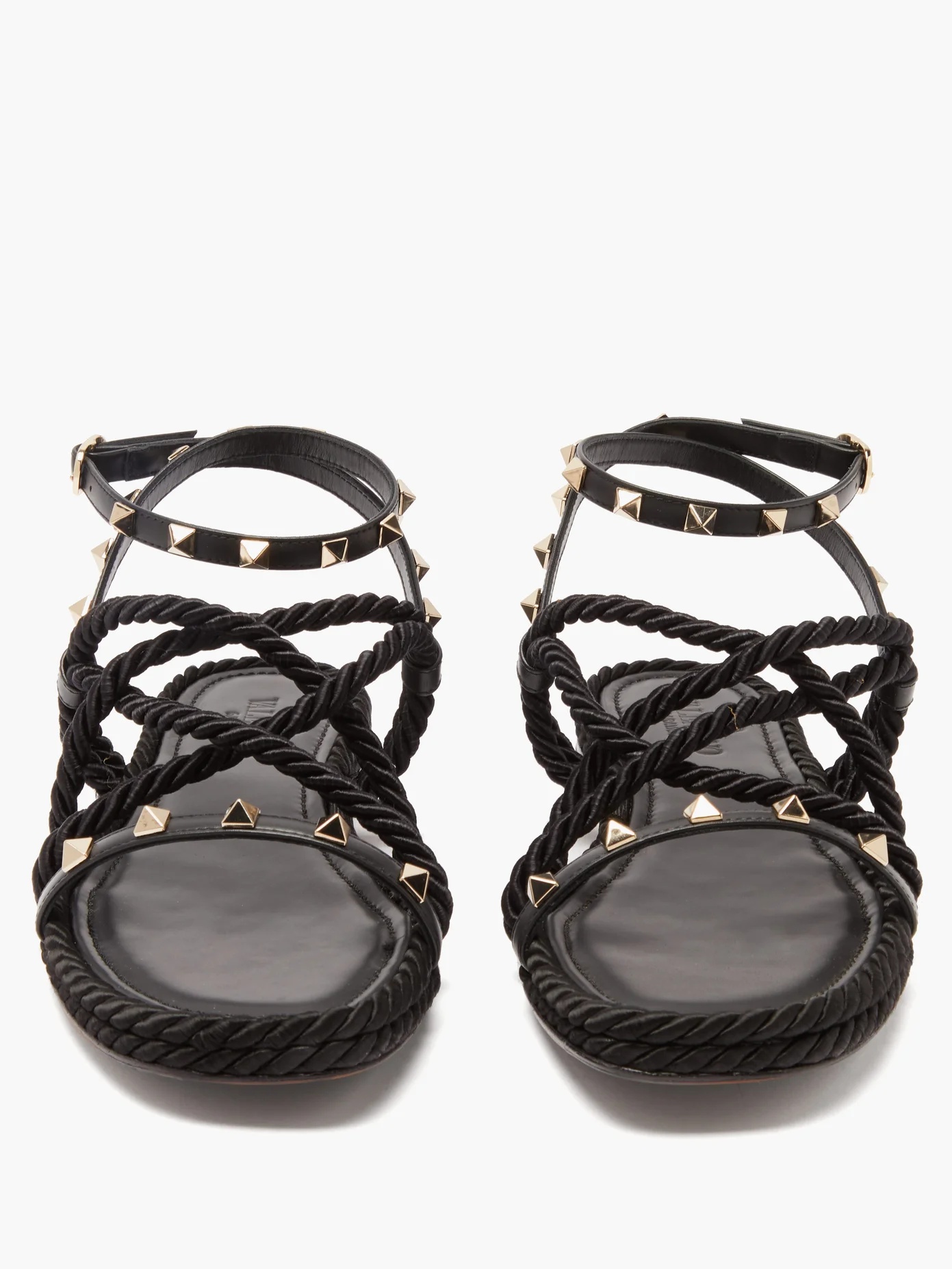 Torchon Rockstud leather sandals - 5