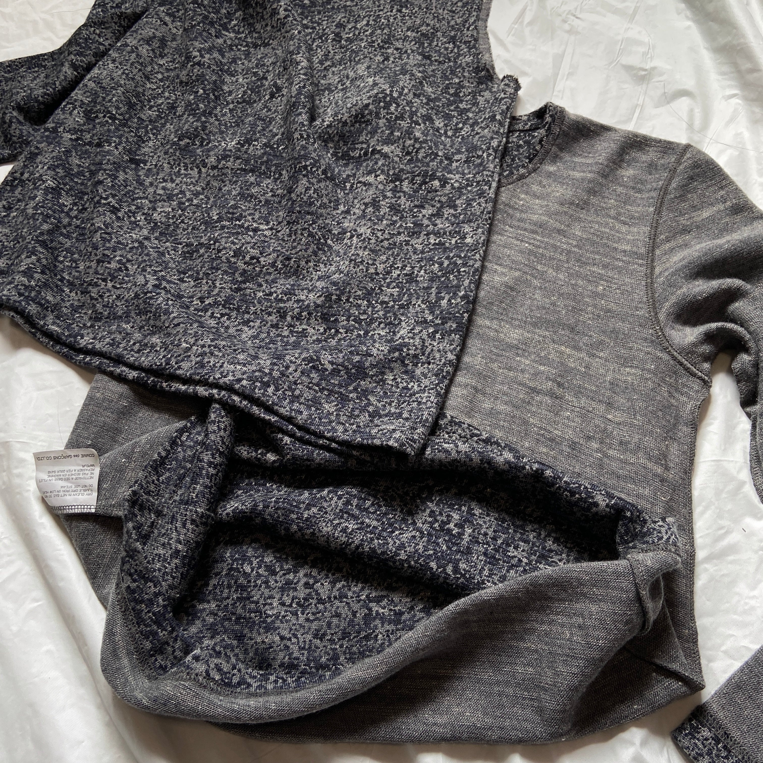 Comme des Garçons fw98 fusion two piece knit came sweater S - 8