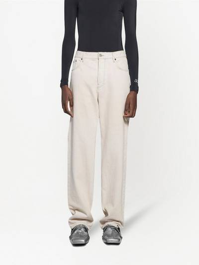 BALENCIAGA mid-rise wide-leg jeans outlook