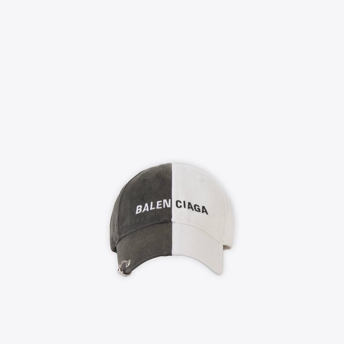 50/50 Cap in Black/white - 3