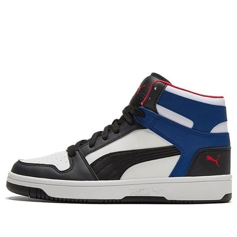 PUMA Rebound LayUp Black/Red/Blue Mid 369573-18 - 1