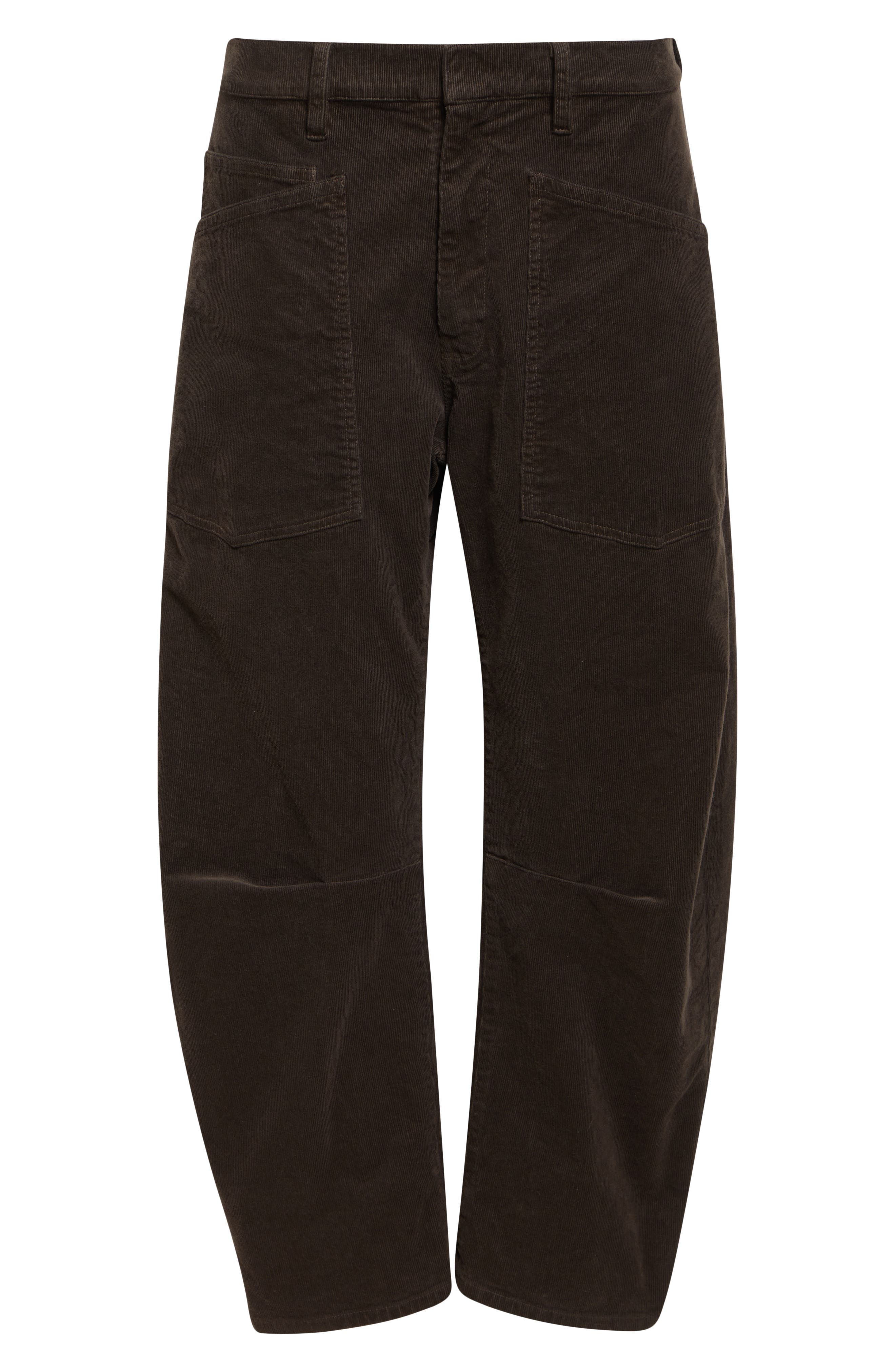Nili Lotan Shon Corduroy Pants in Chocolate Brown at Nordstrom - 5