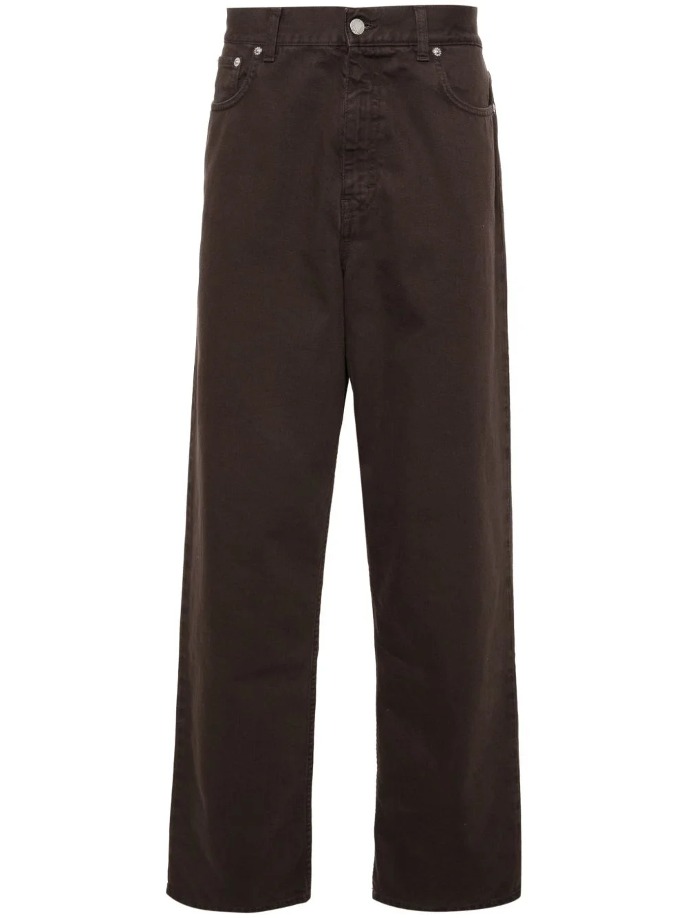 mid-rise straight-leg jeans - 1