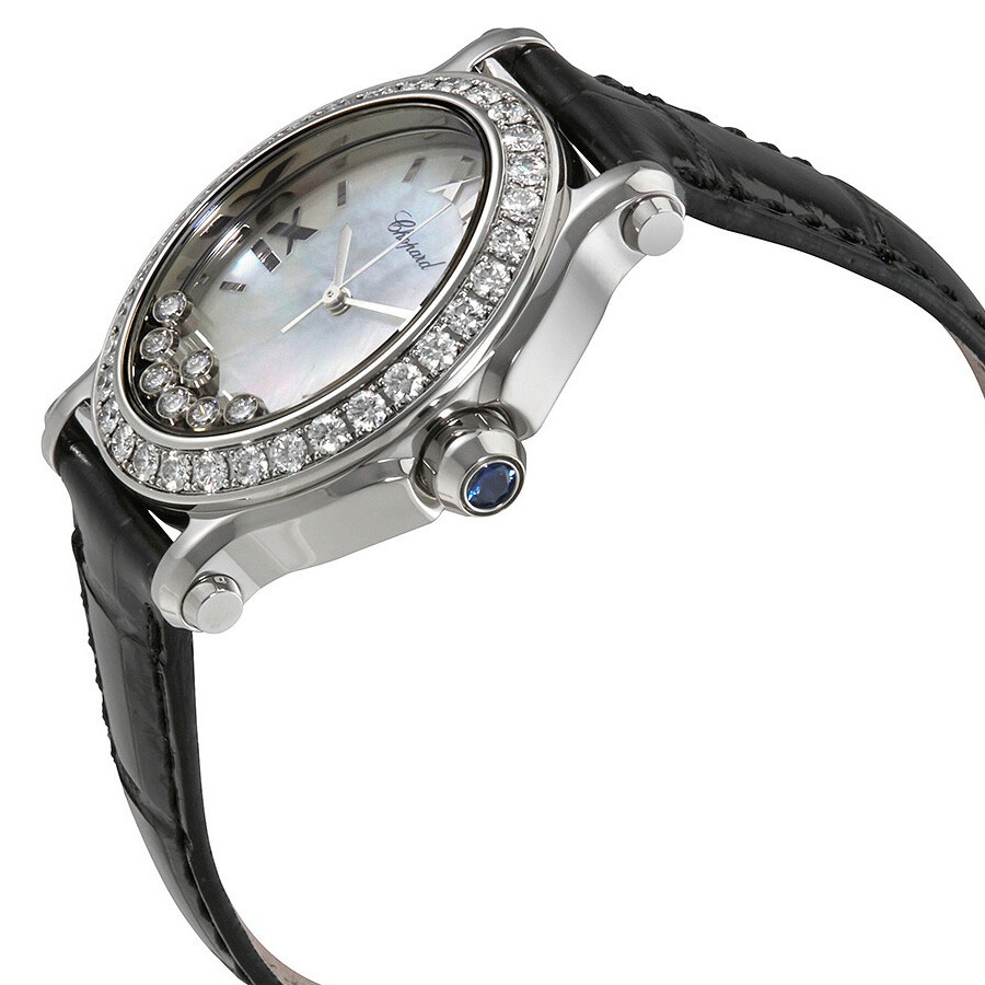 Chopard Happy Sport Diamonds Mother of Pearl Dial Ladies Watch 278546-3002 - 2