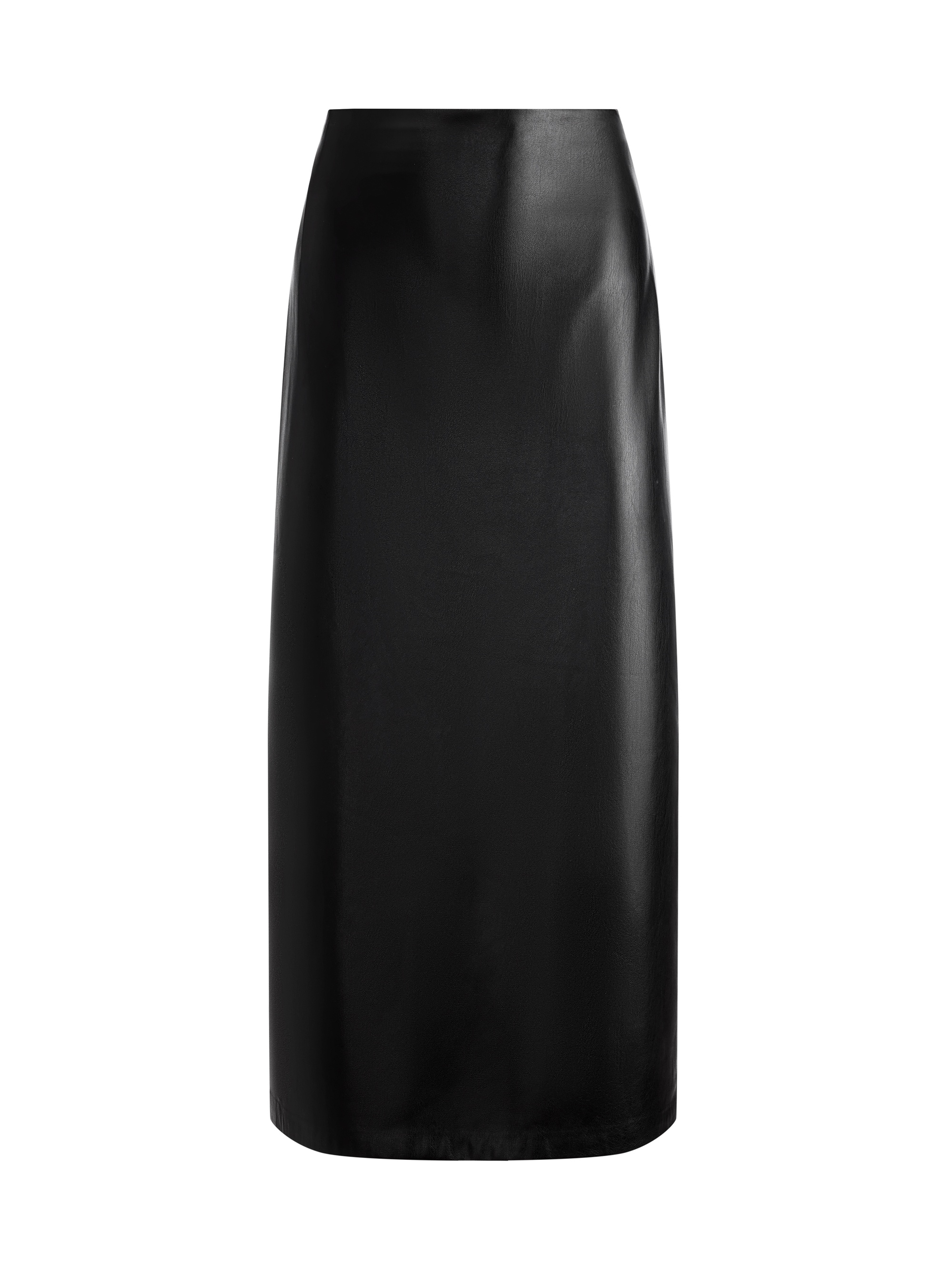 MAEVE VEGAN LEATHER MIDI SKIRT - 2