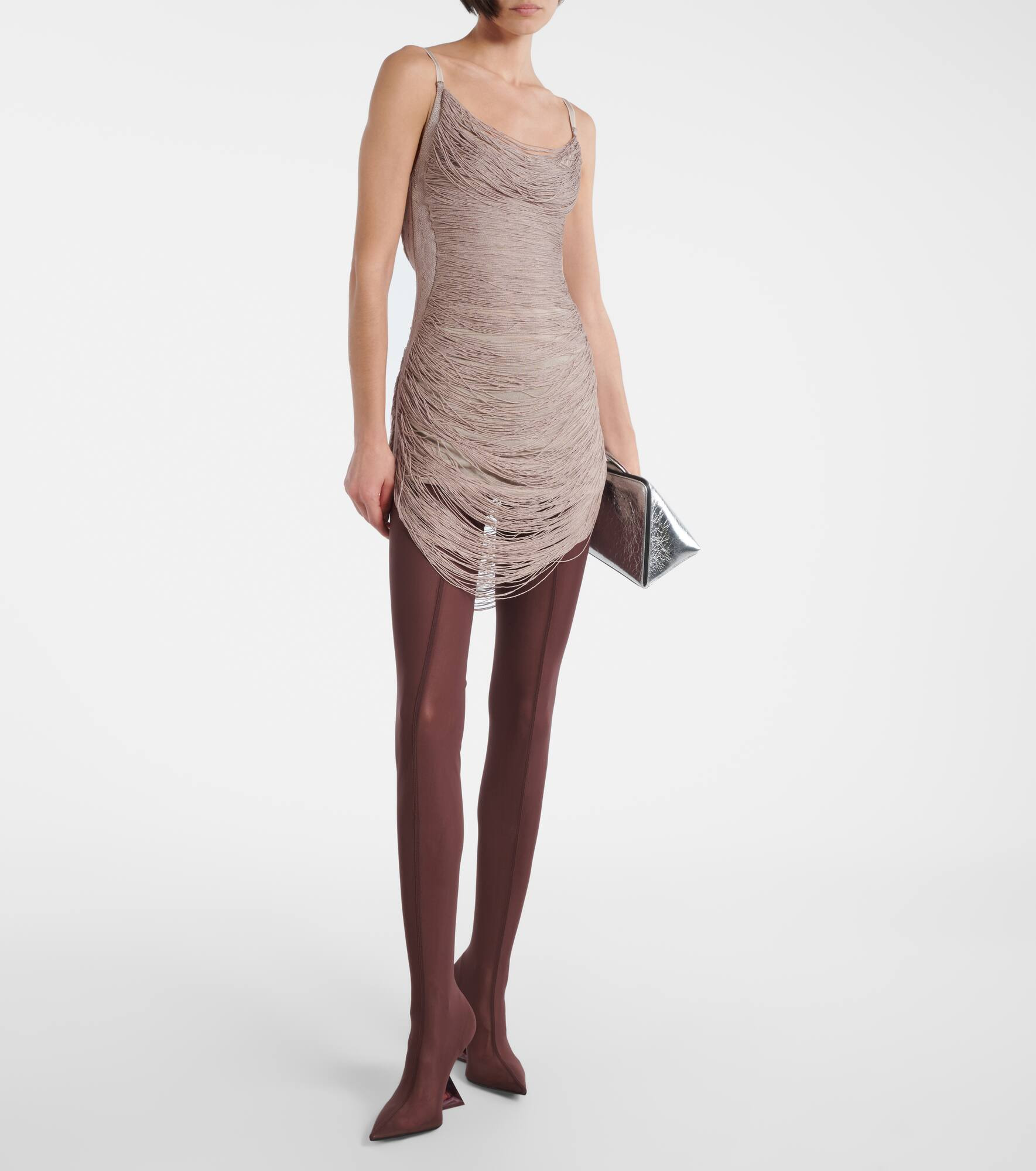 Cheopissima 105 mesh over-the-knee boots - 3