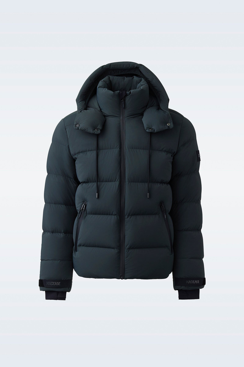 SAMUEL-SKI Medium down jacket with hood 1