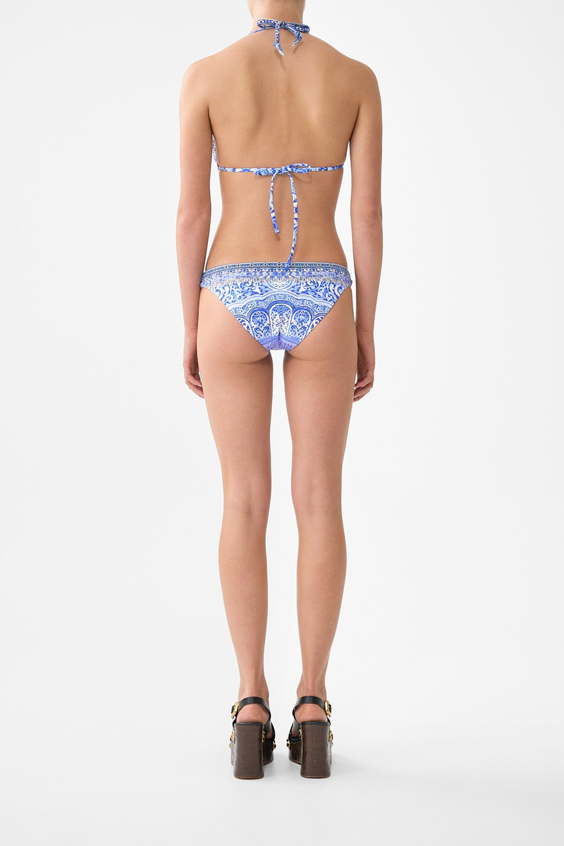 CAMILLA BALL TRIM TRI BIKINI SET WITH THICK NECK TIE outlook