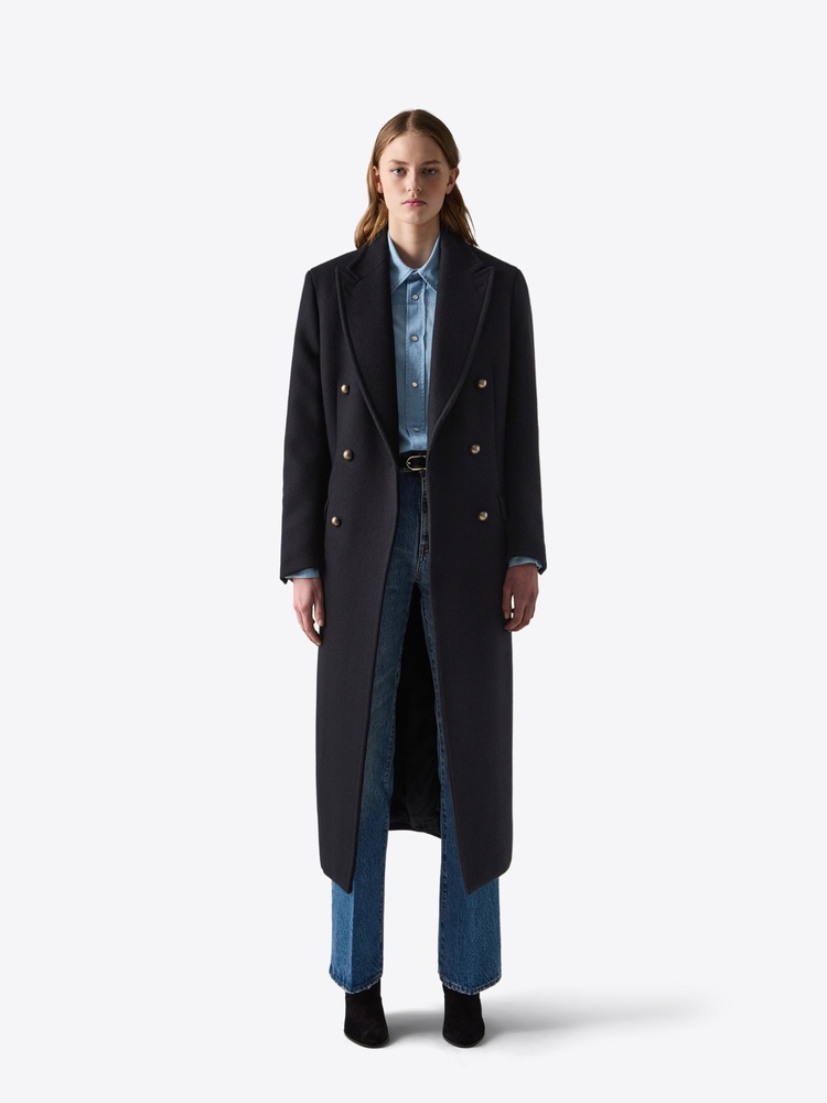 COAT 78 BLACK UNIFORM WOOL - 2